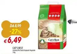 Galassia CAT'S BEST Lettiera Per Gatti Originale Vegetale offerta