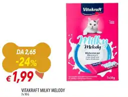 Galassia Vitakraft milky melody offerta