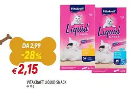 Galassia Vitakraft liquid snack offerta