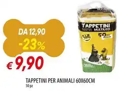 Galassia Tappetini per animali 60x60cm 50 pz offerta