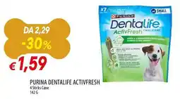 Galassia Purina dentalife activfresh 4 Sticks Cane offerta