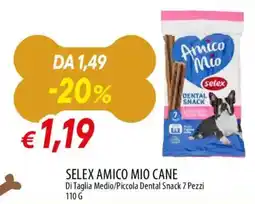 Galassia Selex amico mio cane 7 pezzi offerta