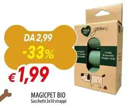 Galassia MAGICPET BIO Sacchetti 3x10 strappi offerta
