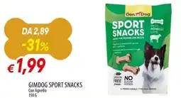Galassia Gimdog sport snacks con agnello offerta