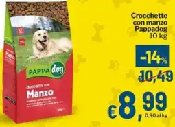 Qui Discount Crocchette con manzo Pappadog offerta