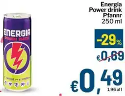 Qui Discount Energia Power drink Pfannr offerta