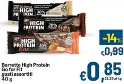 Qui Discount Barrette High Protein Go for Fit offerta