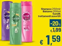 Qui Discount Sunsilk trattamenti offerta