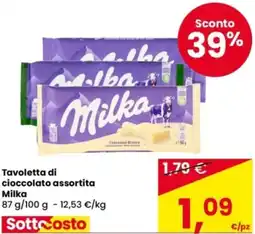 Eurospar Tavoletta di cioccolato Milka offerta