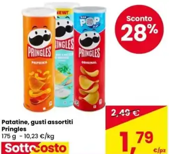 Eurospar Patatine, Pringles offerta