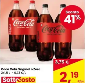 Coca Cola Original o Zero