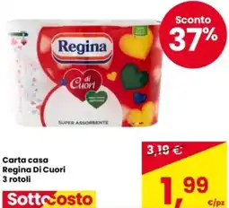 Eurospar Carta casa Regina Di Cuori offerta