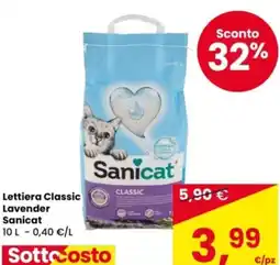 Eurospar Lettiera Classic Lavender Sanicat offerta