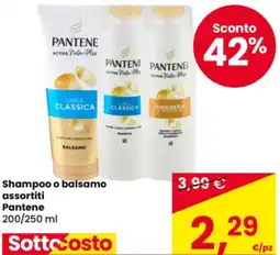 Eurospar Shampoo o balsamo Pantene offerta