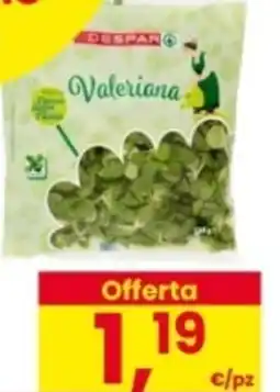 Eurospar Insalata Valeriana Passo Dopo Passo Despar offerta