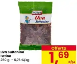 Eurospar Uva Sultanina Fatina offerta