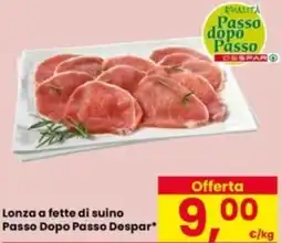 Eurospar Lonza a fette di suino Passo Dopo Passo Despar offerta