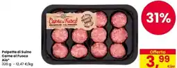 Eurospar Polpette di Suino Carne al Fuoco Aia offerta