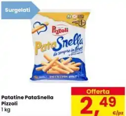 Eurospar Patatine PataSnella Pizzoli offerta