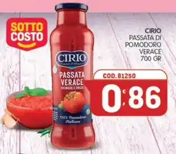 Eurocash Cirio passata di pomodoro verace offerta
