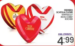 Eurocash Ferrero scatola cuore raffaello/ mon cheri/ rocher offerta