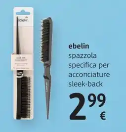 dm drogerie markt ebelin spazzola specifica per acconciature sleek-back offerta
