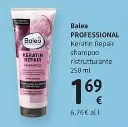 dm drogerie markt Balea Professional Keratin Repair shampoo ristrutturante offerta