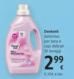 dm drogerie markt Denkmit detersivo per lana e capi delicati offerta