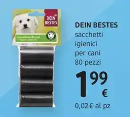 dm drogerie markt DEIN BESTES sacchetti igienici per cani offerta