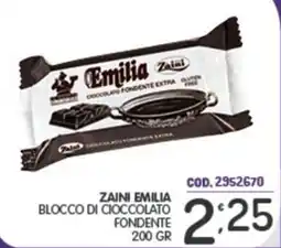 Eurocash Zaini emilia blocco di cioccolato fondente offerta