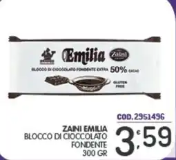 Eurocash Zaini emilia blocco di cioccolato fondente offerta
