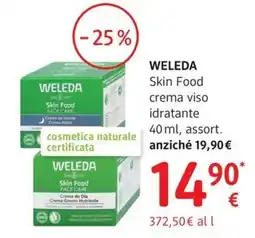 dm drogerie markt WELEDA Skin Food crema viso idratante offerta