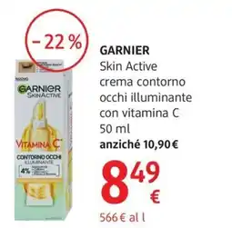 dm drogerie markt GARNIER Skin Active crema contorno occhi illuminante con vitamina C offerta
