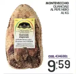 Eurocash Montevecchio guanciale al pepe nero offerta