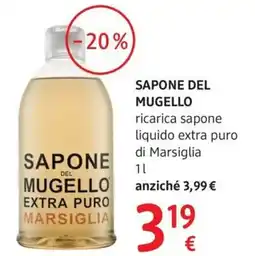 dm drogerie markt SAPONE DEL MUGELLO ricarica sapone liquido extra puro di Marsiglia offerta
