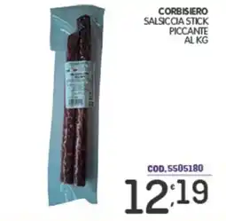 Eurocash Corbisiero salsiccia stick piccante offerta