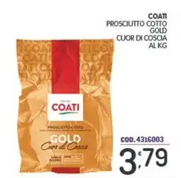Eurocash Coati prosciutto cotto gold cuor di coscia offerta