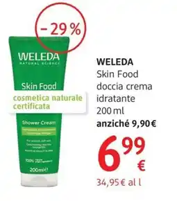 dm drogerie markt WELEDA Skin Food doccia crema idratante offerta