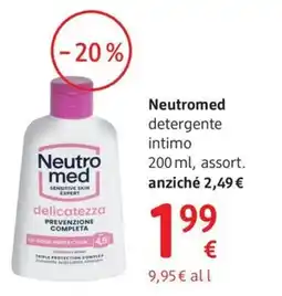 dm drogerie markt Neutromed detergente intimo offerta