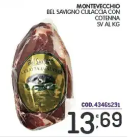 Eurocash Montevecchio bel savigno culaccia con cotenna sv offerta