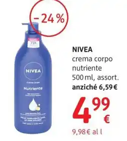dm drogerie markt NIVEA crema corpo nutriente offerta