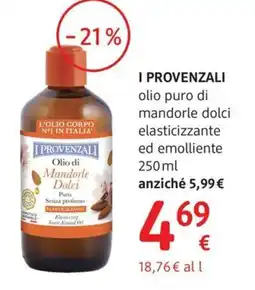 dm drogerie markt I PROVENZALI olio puro di mandorle dolci elasticizzante ed emolliente offerta