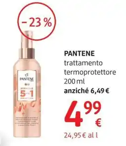 dm drogerie markt PANTENE trattamento termoprotettore offerta