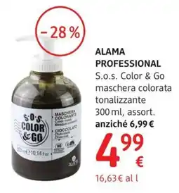 dm drogerie markt ALAMA PROFESSIONAL S.o.s. Color & Go maschera colorata tonalizzante offerta