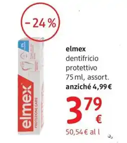 dm drogerie markt elmex dentifricio protettivo offerta