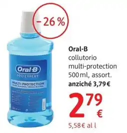 dm drogerie markt Oral-B collutorio multi-protection offerta