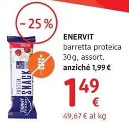 dm drogerie markt ENERVIT barretta proteica offerta