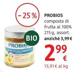 dm drogerie markt PROBIOS composta di frutta al 100% offerta