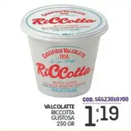 Eurocash Valcolatte riccotta gustosa offerta