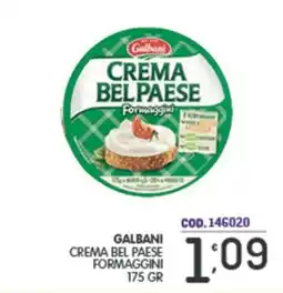 Eurocash Galbani crema bel paese formaggini offerta